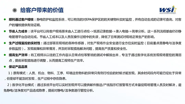 深化合作·共創(chuàng)未來 | WSI與TAA合作靜電與潔凈參數(shù)監(jiān)控平臺(tái)相關(guān)機(jī)電產(chǎn)品！